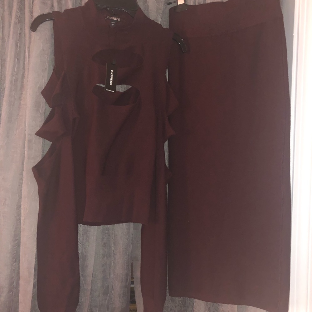 Express 2 piece sweater new with tags